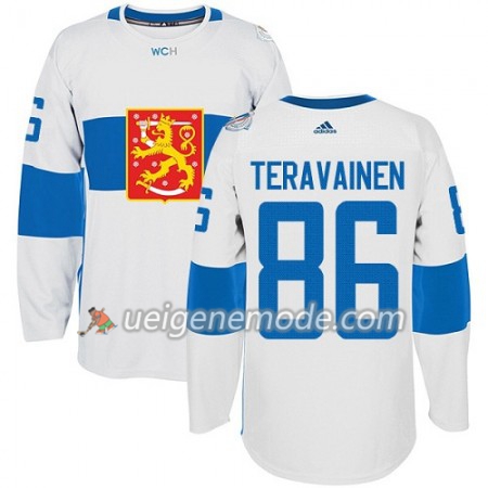 Finnland Trikot Teuvo Teravainen 86 2016 World Cup Weiß Premier